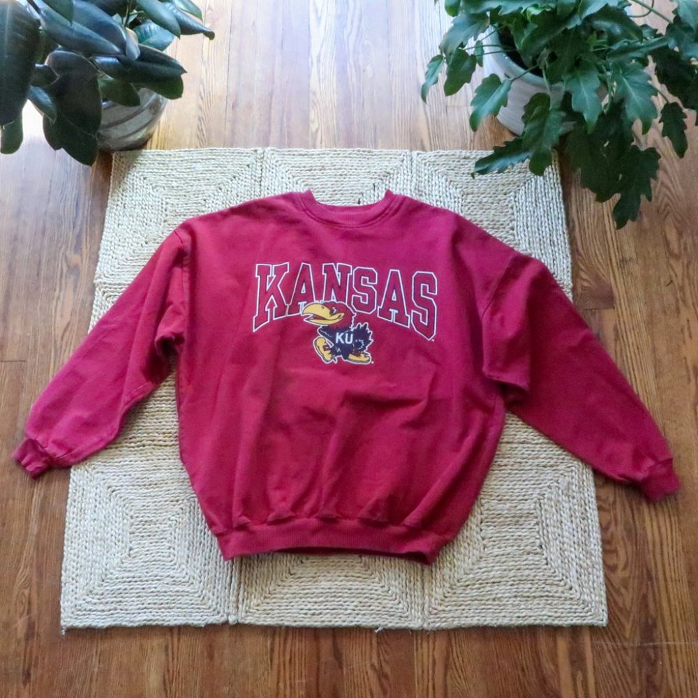 Vintage Kansas KU Jayhawks Sweatshirt